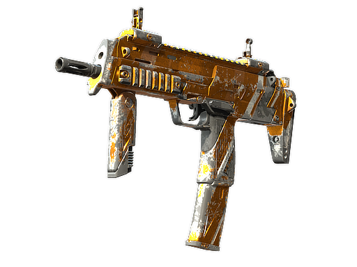 StatTrak™ MP7 | Amberline (Battle-Scarred)