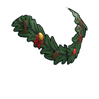 Christmas Wreath Poncho