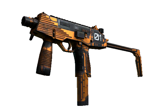 StatTrak™ MP9 | Modest Threat (Well-Worn)