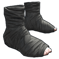 Burlap Ninja Slippers