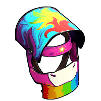 Rainbow Pony Helmet