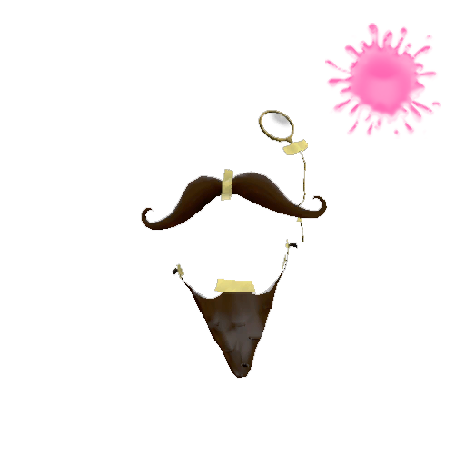 Vintage Whiskered Gentleman