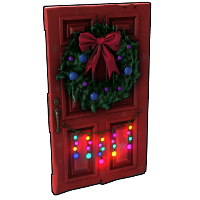 Christmas Wooden Door