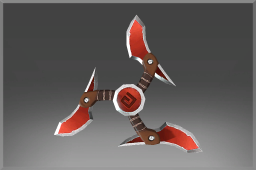 Autographed Shuriken of the Crimson Cut-throat